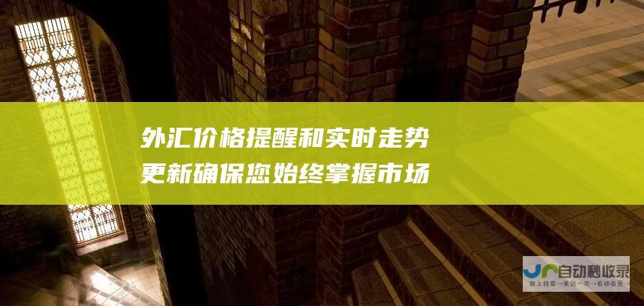 外汇价格提醒和实时走势更新 确保您始终掌握市场情况