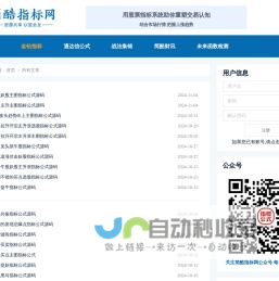 简酷指标网-股票公式,股票指标公式网